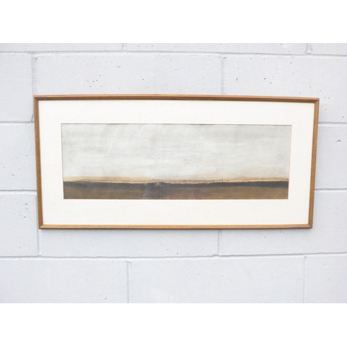 7601 - ROGER CECIL (1942-2015) Oil on paper, extensive landscape, signed lower left in pencil. Provenance: ... 