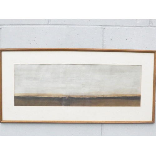 7601 - ROGER CECIL (1942-2015) Oil on paper, extensive landscape, signed lower left in pencil. Provenance: ... 