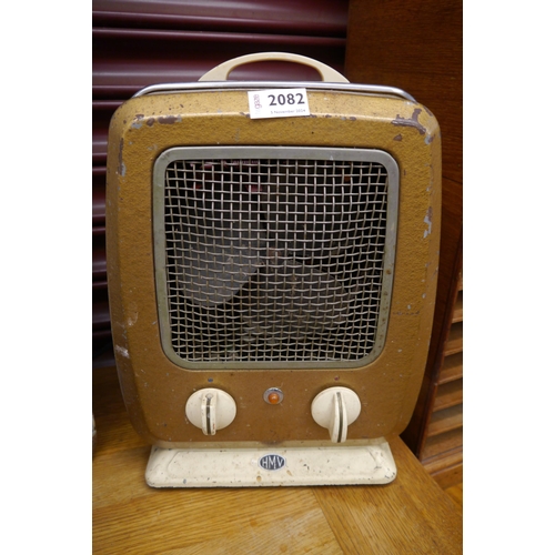 2082 - A 1950's HMV fan heater