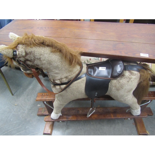 2446 - An MJ mark rocking horse