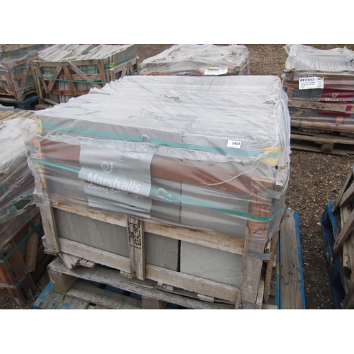 3460 - A pallet of sandstone slabs