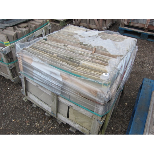 3463 - A pallet of sandstone slabs