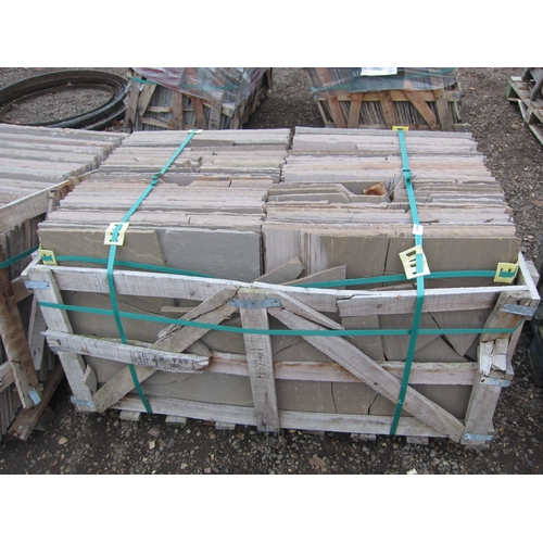 3466 - A pallet of sandstone slabs A/F