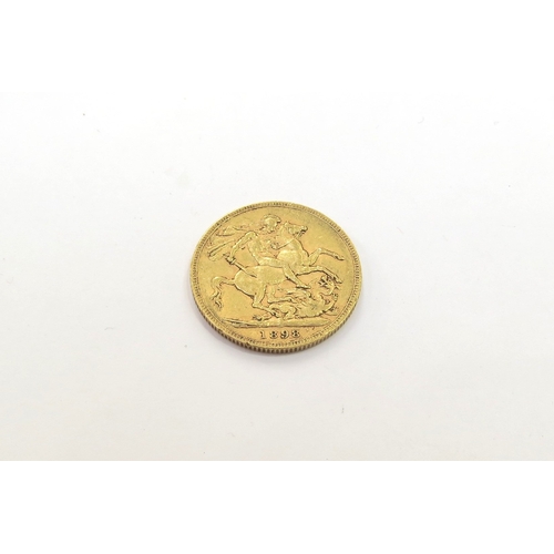 9407 - An 1898 gold sovereign