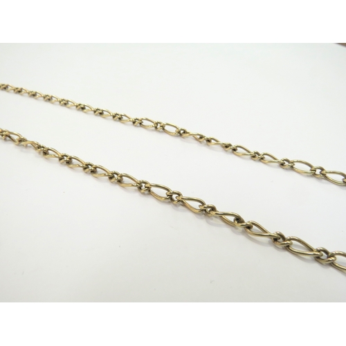 9110 - A 9ct gold necklace, 50cm long, 14.2g