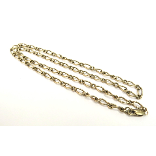 9110 - A 9ct gold necklace, 50cm long, 14.2g