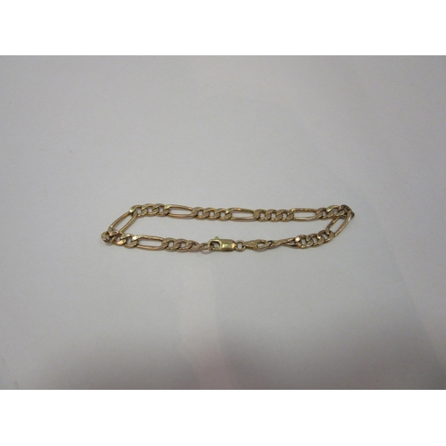 1592 - A 9ct gold fancy link bracelet, 3.6g