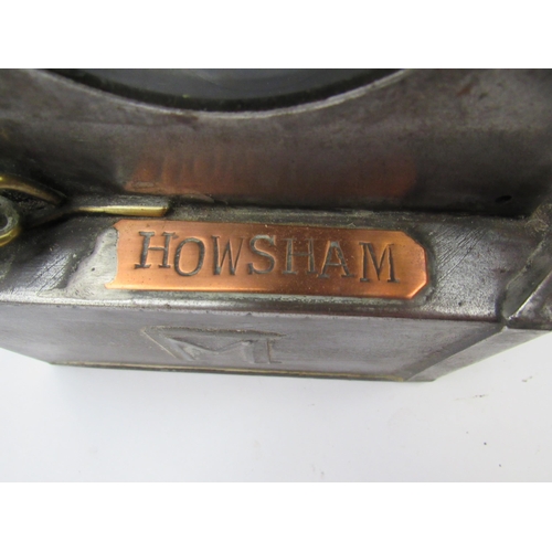 8039 - An LNER signal lamp interior with brass plate showing 'Howsham'