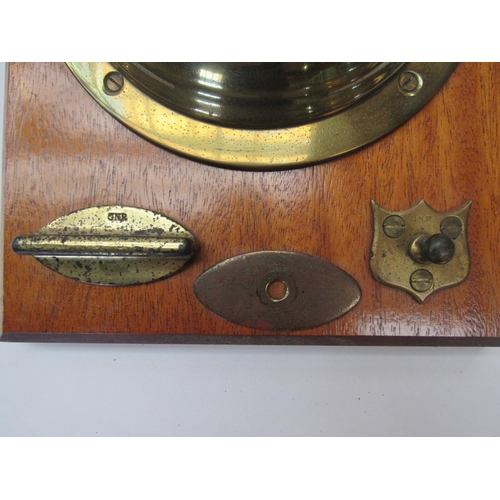 8043 - A GNR carriage roof vent and parts, salvaged from a fire reputedly at Doncaster in 1942, displayed o... 