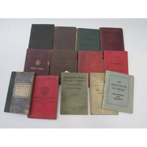 8176 - A quantity of various companies Police manuals, rules and regulations and failures and remedies  (13... 