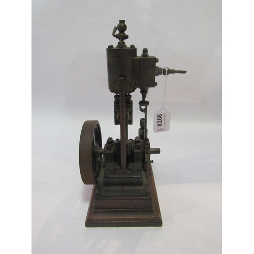 8208 - An early 20th Century vertical stationary steam engine with 5