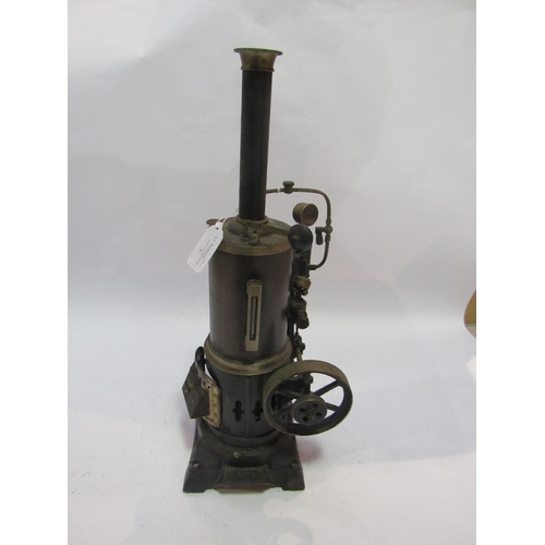 8209 - ERNST PLANK, Germany, Vertical steam engine, comprising a single cylinder, slip eccentric valve acti... 