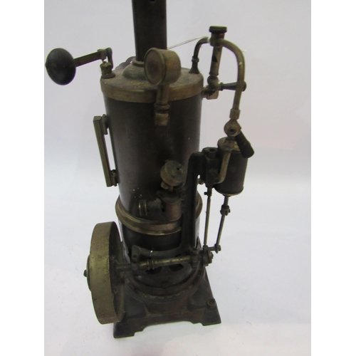 8209 - ERNST PLANK, Germany, Vertical steam engine, comprising a single cylinder, slip eccentric valve acti... 