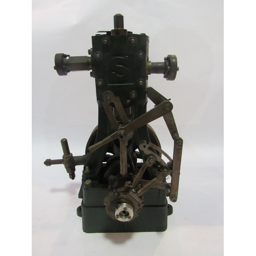 8210 - A Stuart Turner 5a vertical single cylinder steam engine with cylinder and valve chest, reverse leve... 