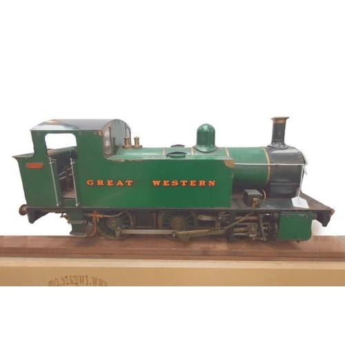 8216 - A 5” gauge Simplex coal-fired live steam 0-6-0 GWR style tank locomotive made to the Martin Evans de... 