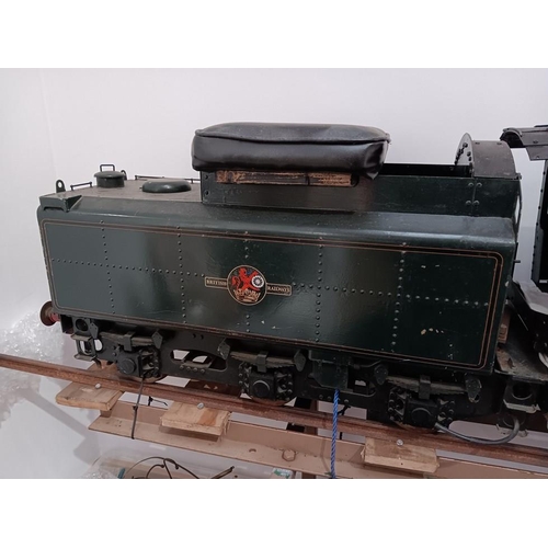 8219 - A part built 7¼” 4-6-2 coal-fired Britannia class 70036 'Boadicea' steam locomotive and tender. Part... 