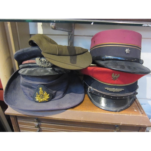 8198 - Four various railwayman's hats and peaked caps