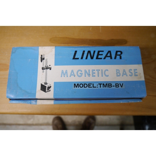 2075 - A Linear magnetic base for lathe work