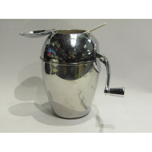 4488 - A Habitat stainless steel ice crusher with scoop