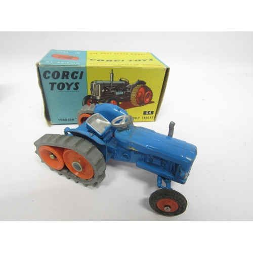 9427 - Four boxed Corgi Toys diecast model farm vehicles and implements to include 54 Fordson Power Major w... 