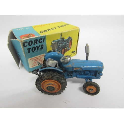 9427 - Four boxed Corgi Toys diecast model farm vehicles and implements to include 54 Fordson Power Major w... 