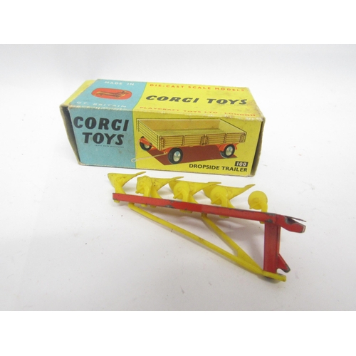 9427 - Four boxed Corgi Toys diecast model farm vehicles and implements to include 54 Fordson Power Major w... 