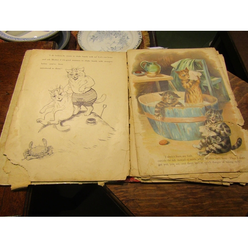 4235 - A single Louis Wain volume family of cats (poor condition)