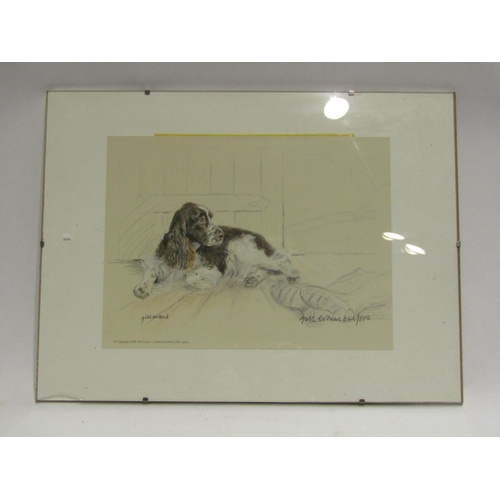 4494 - A John Trickett limited edition print of two Labradors, no. 549/850, 34cm x 49cm image size, and a G... 