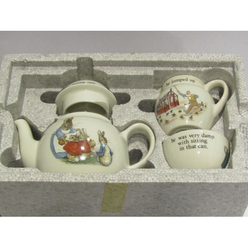 4497 - A 1980's Wedgwood 'Peter Rabbit Children's Tea set', boxed