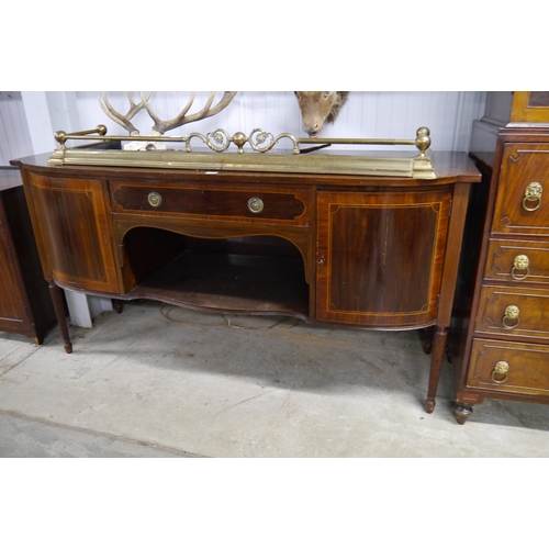 2101 - A Georgian mahogany sideboard