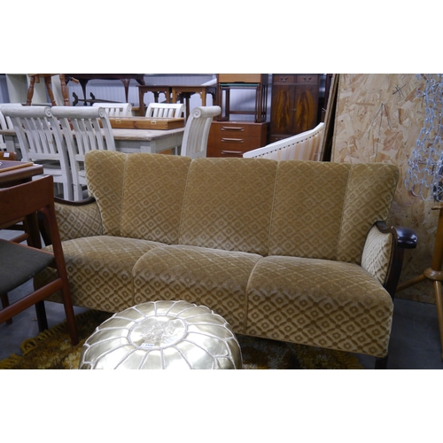 2435 - An Art Deco three seater sofa