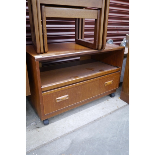 2458 - A 1970's teak entertainment unit