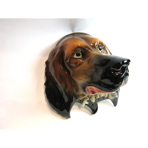 6002 - A Beswick Dog wall plaque - Red Setter, model No. 668