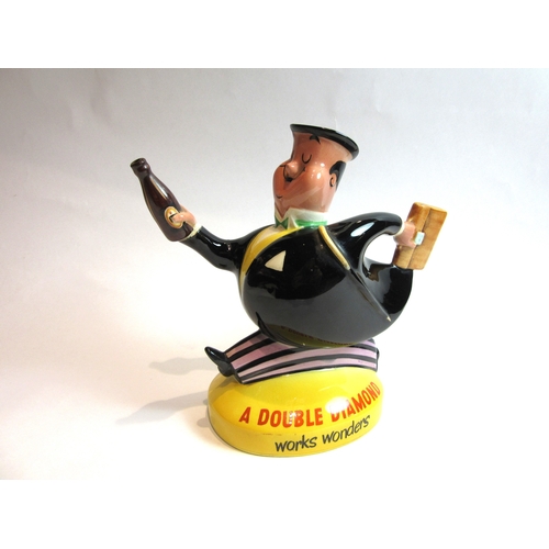 6063 - A Beswick Double Diamond running man advertising jug, model no. 1517