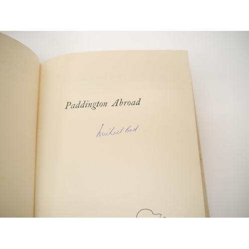 5052 - Michael Bond: 'Paddington Abroad', London, Collins, 1961, 1st edition, 1st impression, signed by aut... 