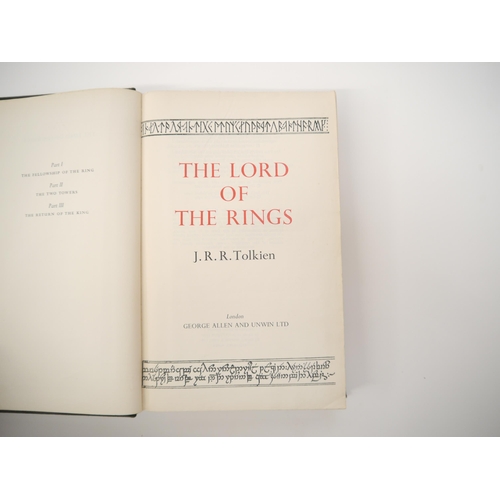 5066 - J.R.R. Tolkien: 'The Lord of the Rings', London, George Allen & Unwin, 1969, 1st India paper edition... 