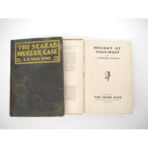 5092 - (Crime Fiction.) S.S. Van Dine [i.e. Willard Huntington Wright]: 'The Scarab Murder Case', New York,... 