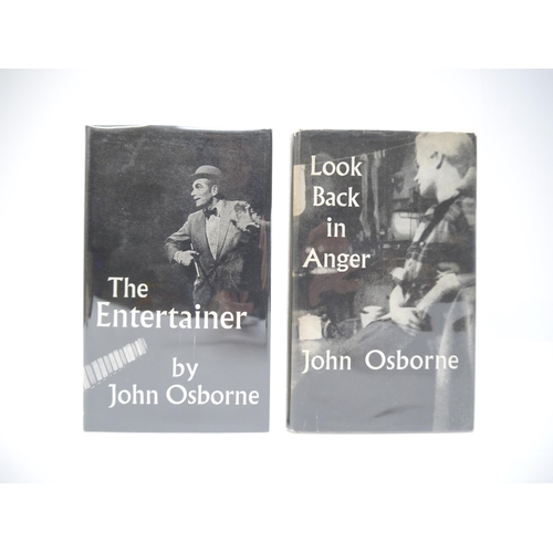 5125 - John Osborne, 2 titles: 'Look Back in Anger', London, Faber, 1957, 1st edition, original Cambridge A... 