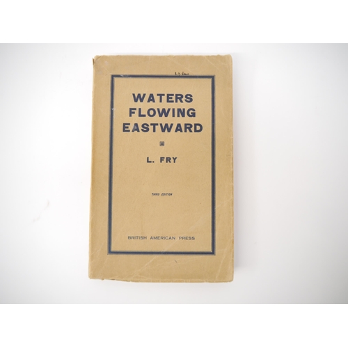 5134 - Leslie Fry [i.e. Paquita Louise de Shishmareff, born Louise A. Chandor]: 'Waters Flowing Eastward', ... 