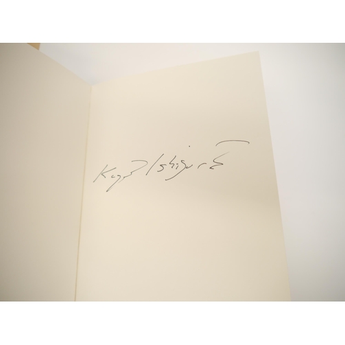 5153 - Kazuo Ishiguro: 'The Remains of the Day', London, Faber & Faber, 1989, 1st edition, signed leaf boun... 