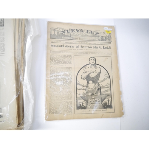 5148 - A box of mainly 1920's-30's Left-wing papers, including 'Nueva Luz', 3 issues of the Cuban Socialist... 