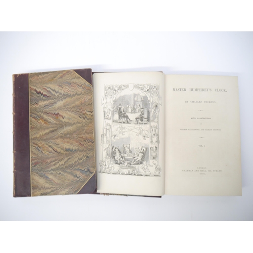 5200 - Charles Dickens: 'Master Humphrey's Clock', London, Chapman & Hall, 1840-41, 1st edition, 2 volumes ... 