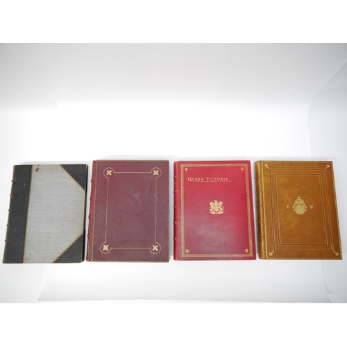 5206 - Four Royalty biographies in fine leather bindings, comprising Rev. Mandel Creighton: 'Queen Elizabet... 