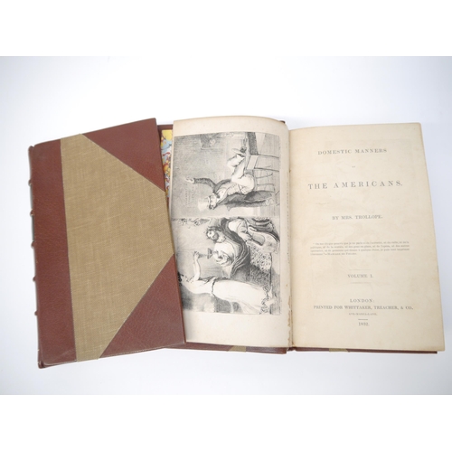 5212 - Frances Trollope: 'Domestic Manners of the Americans', London, Whittaker, Treacher & Co, 1832, 1st e... 