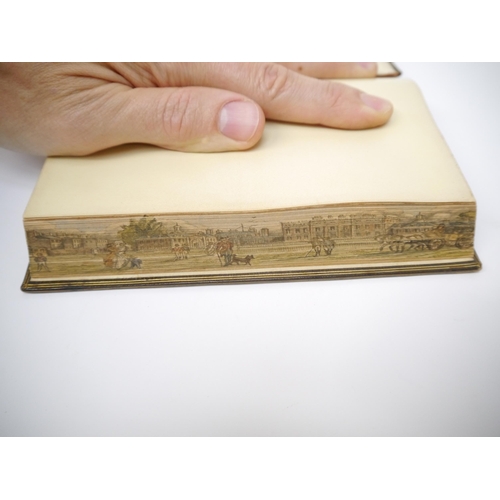 5217 - (Fore-edge painting.) James Thomson: 'The Seasons', London, John Sharpe, 1824, 6 engraved plates, co... 