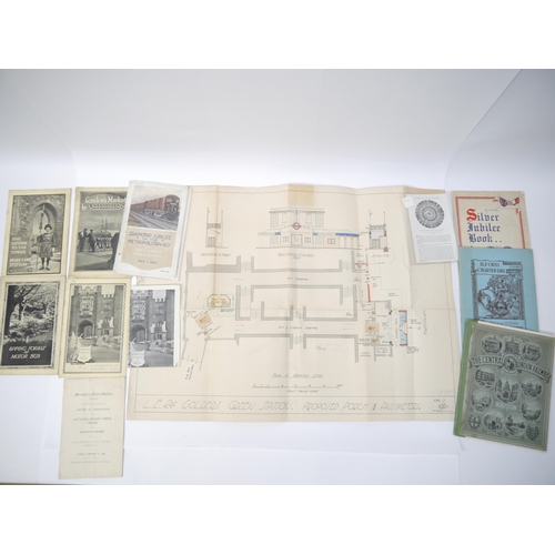 5226 - A packet of assorted early 20th Century London Underground, LGOC, and railway booklets & ephemera, i... 