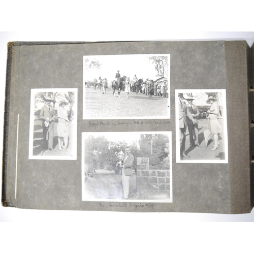 5298 - (Edward VIII Prince of Wales Royal Visit Kenya.) A snapshot photograph album containing 60 monochrom... 