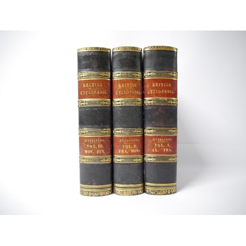 5311 - 'The British Cyclopaedia of Literature, History, Geography...', London, Orr & Smith, 1836, 3 volumes... 