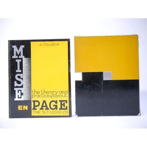 5018 - Alfred Tolmer: 'Mise en Page. The Theory and Practice of Lay-Out', London, The Studio Ltd, 1931, 1st... 