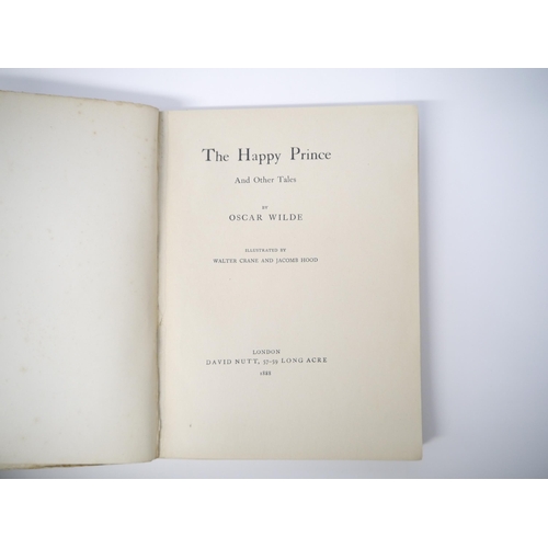 5043 - Oscar Wilde; Walter Crane & Jacomb Hood (illustrated): 'The Happy Prince and Other Tales.', London, ... 